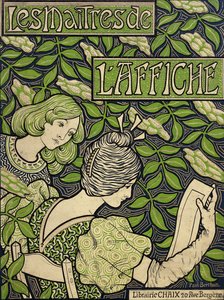 Címlap A plakát mesterei I-V. kötetből; Les Maitres de l"Affiche, I-V. kötet, 1896-1900