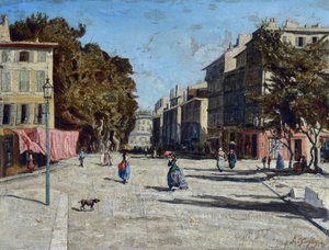La canebiere, kilátás a Meilhan utcácskáira