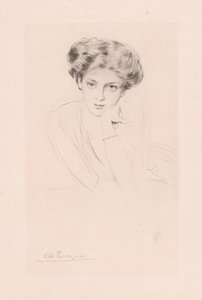 Ethel Barrymore alkotó: Paul Cesar Helleu