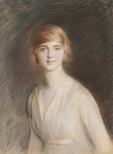 Jacqueline portréja (pasztell, papír)