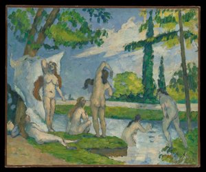 Fürdőzők alkotó: Paul Cézanne