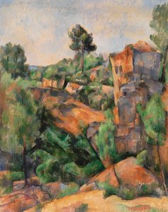 Bibemus kőbánya, 1895 körül (olaj, vászon) alkotó: Paul Cézanne
