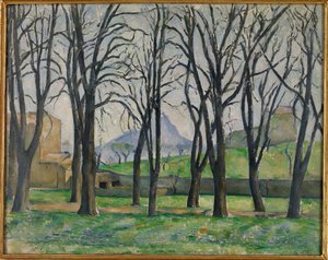 Gesztenyefák a Jas de Bouffanban alkotó: Paul Cézanne