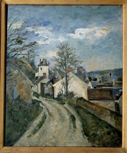 Gachet doktor háza Auversben. Paul Cezanne festmény (1839-1906) alkotó: Paul Cézanne