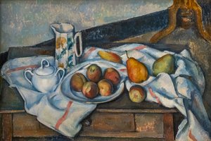 Őszibarack és körte alkotó: Paul Cézanne