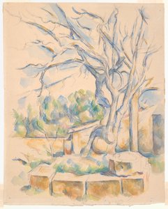 Pisztáciafa a Château Noir-ban alkotó: Paul Cézanne