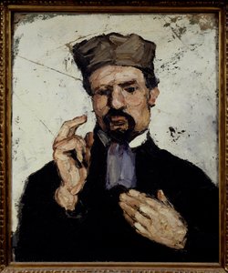 Dominique bácsi portréja Paul Cezanne ügyvédi festményében (1839-1906) 1866 V. 0,65x0,54 m Párizs, Muse d