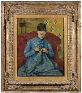 A művész feleségének portréja alkotó: Paul Cézanne