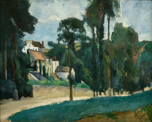 Pontoise-i út (Clos des Mathurins) alkotó: Paul Cézanne