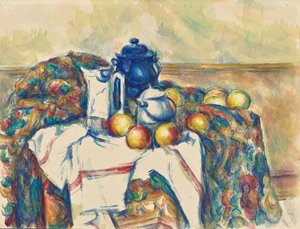 Csendélet kék edénnyel alkotó: Paul Cézanne