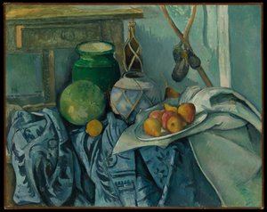 Csendélet gyömbéres edénnyel és padlizsánokkal alkotó: Paul Cézanne