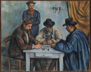 Kártyázók alkotó: Paul Cézanne