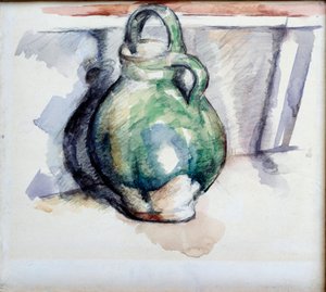 Paul Cezanne (1839-1906) Zöld kancsó akvarell és ólombánya 1885 Párizs, Louvre Múzeum alkotó: Paul Cézanne