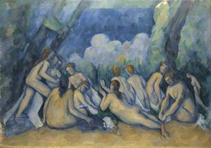 The Large Bathers, 1900-2005 körül (olaj, vászon) alkotó: Paul Cézanne
