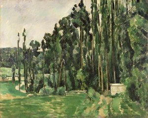 Nyárfa, 1879-82 körül (olaj, vászon) alkotó: Paul Cézanne