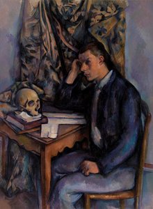 Fiatal férfi és a koponya alkotó: Paul Cézanne