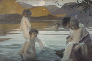 Első fürdő, 1907 körül (olaj, vászon)