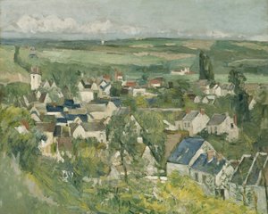 Auvers, Panoráma, 1873-75 alkotó: Paul Cézanne
