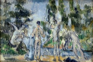 Fürdőzők alkotó: Paul Cézanne