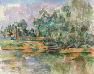 A Szajna partja Médannál, c. 18851890. alkotó: Paul Cézanne