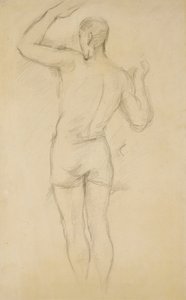 Fürdő állva; Álló fürdőző, c. 1885-88 alkotó: Paul Cézanne