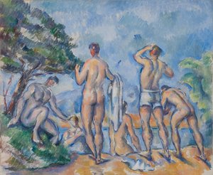 Fürdőzők alkotó: Paul Cézanne