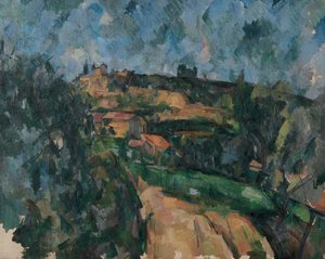 Az út kanyarulata a Chemin Des Lauves tetején alkotó: Paul Cézanne