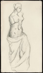 Az antikvitásból: Milo Venus, 1872-73 körül alkotó: Paul Cézanne