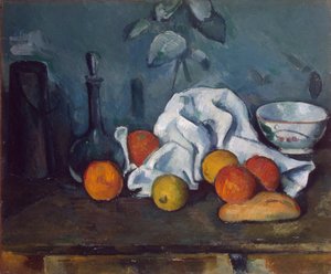 English: Tejadagoló, karafa és tál Tejadagoló, karafa és tál alkotó: Paul Cézanne
