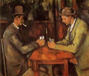 Francia: Les Joueurs de cartes A kártyajátékosok alkotó: Paul Cézanne