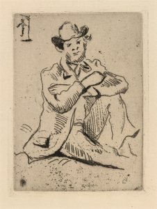 Guillaumin az akasztott emberrel alkotó: Paul Cézanne