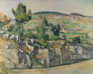 Provence-i domboldal, kb. 1890 alkotó: Paul Cézanne
