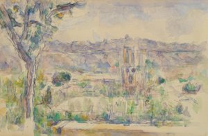 Aix katedrálisa a Lauves műhelyből nézve alkotó: Paul Cézanne