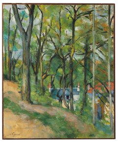Saint-Denis partja Pontoise-ban, 1877 körül alkotó: Paul Cézanne