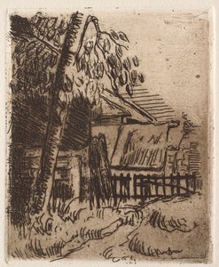 Táj Auversben, 1873 alkotó: Paul Cézanne