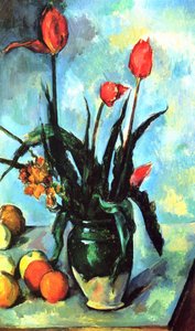 Váza tulipánok alkotó: Paul Cézanne