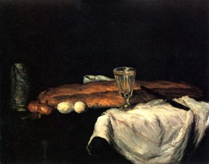 Kenyér és tojás alkotó: Paul Cézanne