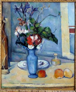 Le vase bleu Paul Cezanne (1839-1906) festménye 1885 Dim. 0,61x0,5 m Párizs, Muse d