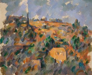 Házak a dombon, Provence alkotó: Paul Cézanne