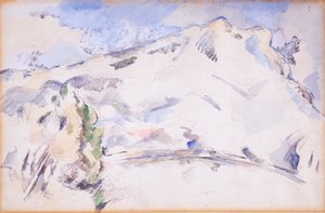 Mont Sainte-Victoire (Sainte-Victoire-hegy) alkotó: Paul Cézanne