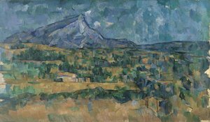 Mount Sainte-Victoire, kb. 1902-6. alkotó: Paul Cézanne