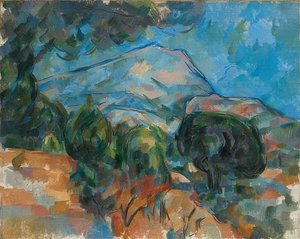Mount Sainte-Victoire. Um 1904 alkotó: Paul Cézanne