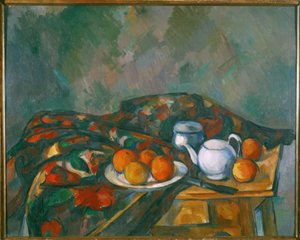 Csendélet teáskannával alkotó: Paul Cézanne