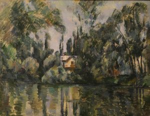 P.Cézanne, ház a Marne partján alkotó: Paul Cézanne