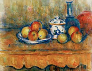 Alma, kancsó és cukortartó alkotó: Paul Cézanne