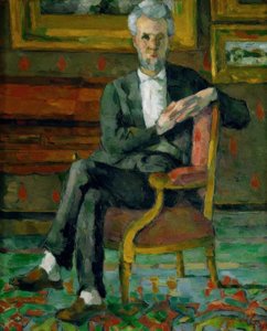 Chocquet portréja alkotó: Paul Cézanne
