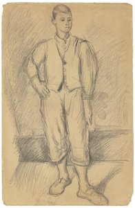 A művész fiának portréja; A művész fiának portréja, 1875-1885 alkotó: Paul Cézanne