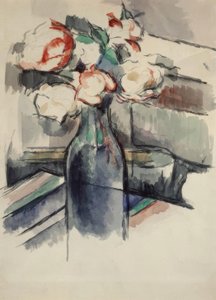 Rózsa egy üvegben alkotó: Paul Cézanne