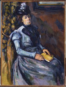 Ülő nő kékben alkotó: Paul Cézanne