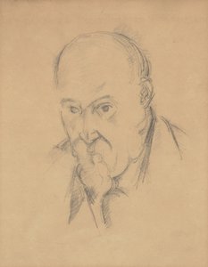 Önarckép [recto], 18971900. alkotó: Paul Cézanne